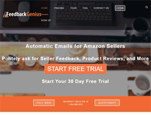 Tablet Screenshot of feedbackgenius.com